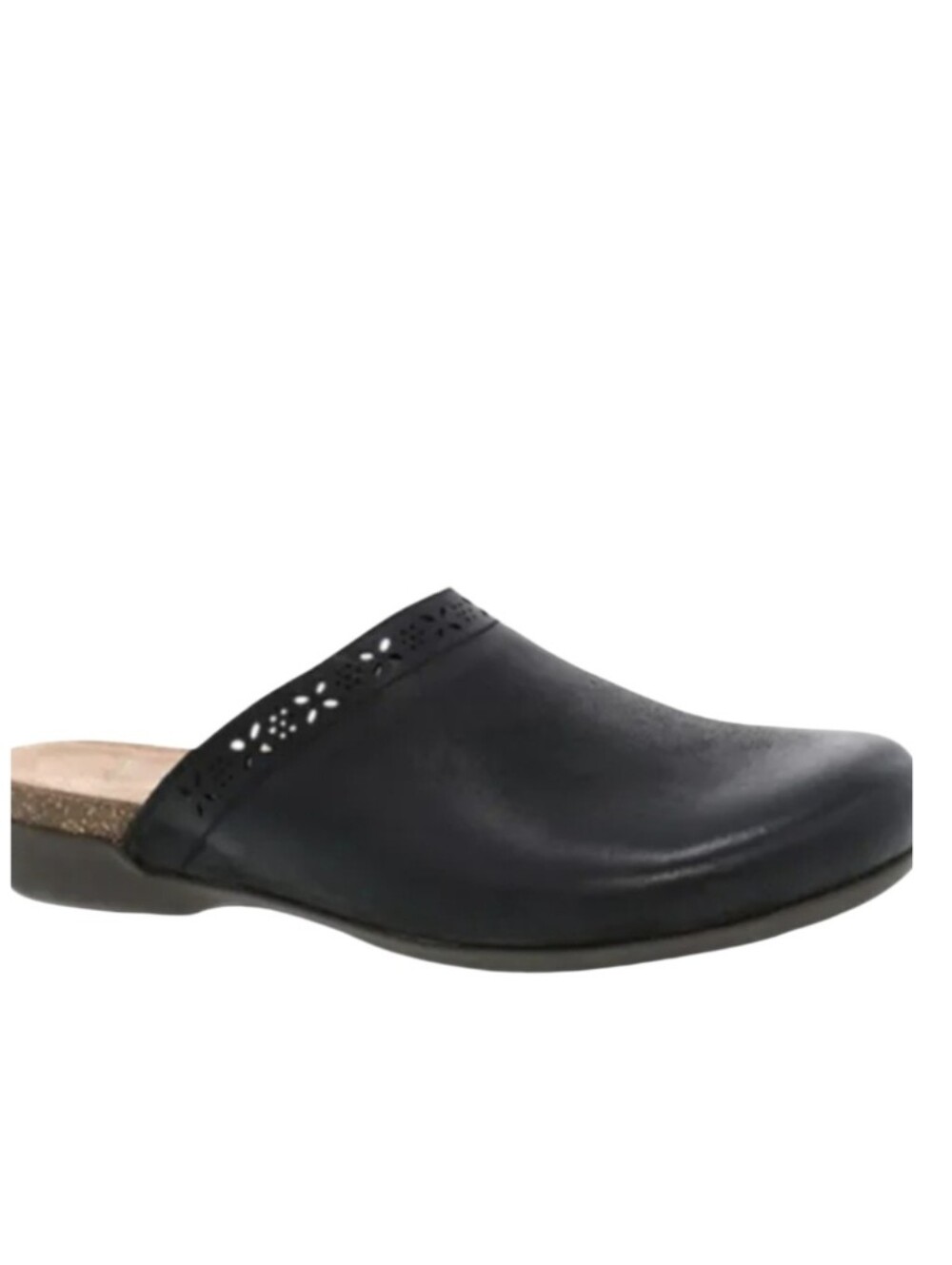 NEW! DANSKO Black Nubuck Leather Robbie Orthotic Mule Clogs EU 37 US 7.